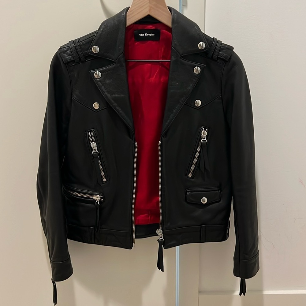 Kooples Leather Jacket - Picture 2 of 11